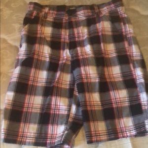 Plaid shorts